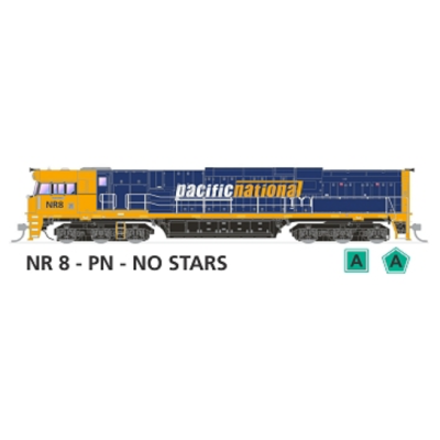 SDS Models, NR Class Locomotive, HO Scale; NR 8 - Pacific National - No Stars